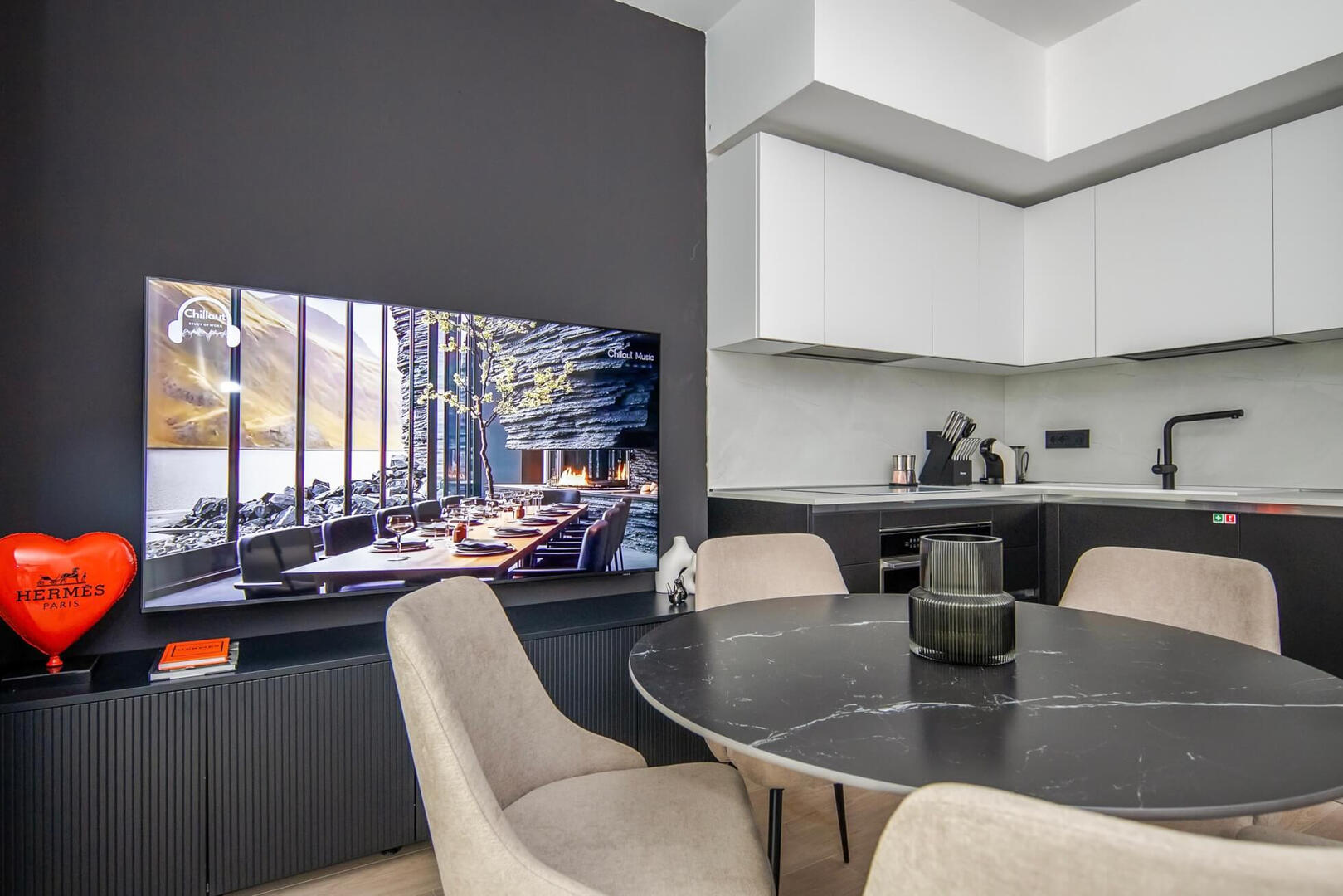 CREO kitchen with all appliances and fully equipped